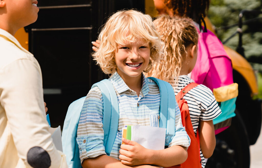 schoolboy pupil standing in line with his classmat 2025 01 09 06 42 26 utc