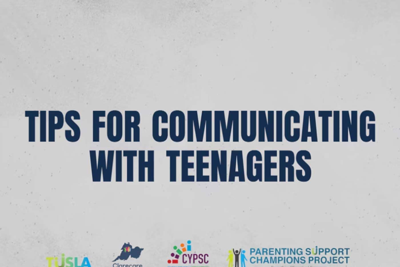 Communicating with Teens - Clare Parenting
